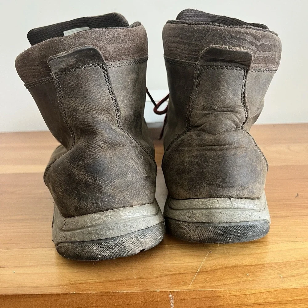 Chaco‎ Men's Roland Boots Coffee Bean Brown Size 11.5 Outdoor Hiking Leather
